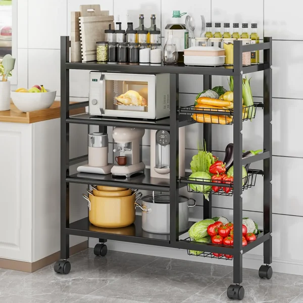 4 Layer Multi-functional removable cabinet storage rack