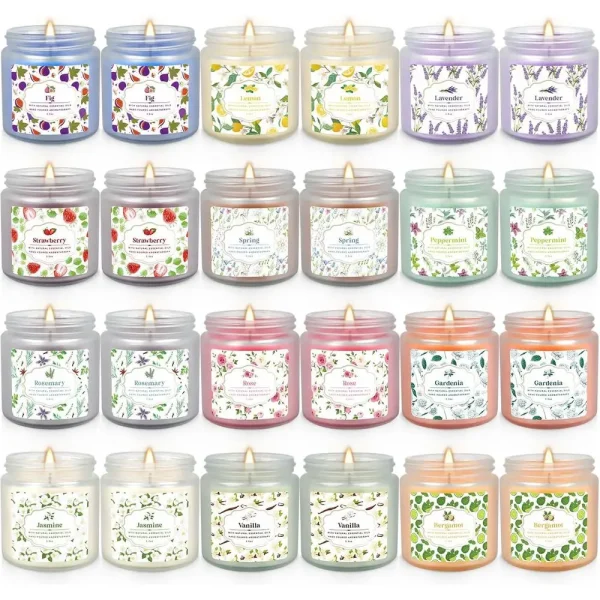 24 set Aromatherapy Candles, 3.5oz