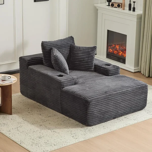 66" Oversized Chaise Lounge Sofa Chair